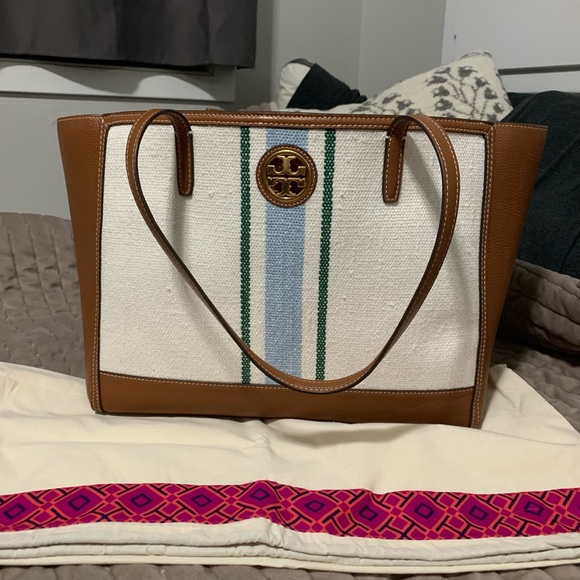 Tory Burch | Bags | Tory Burch Carson Stripe Tote | Poshmark